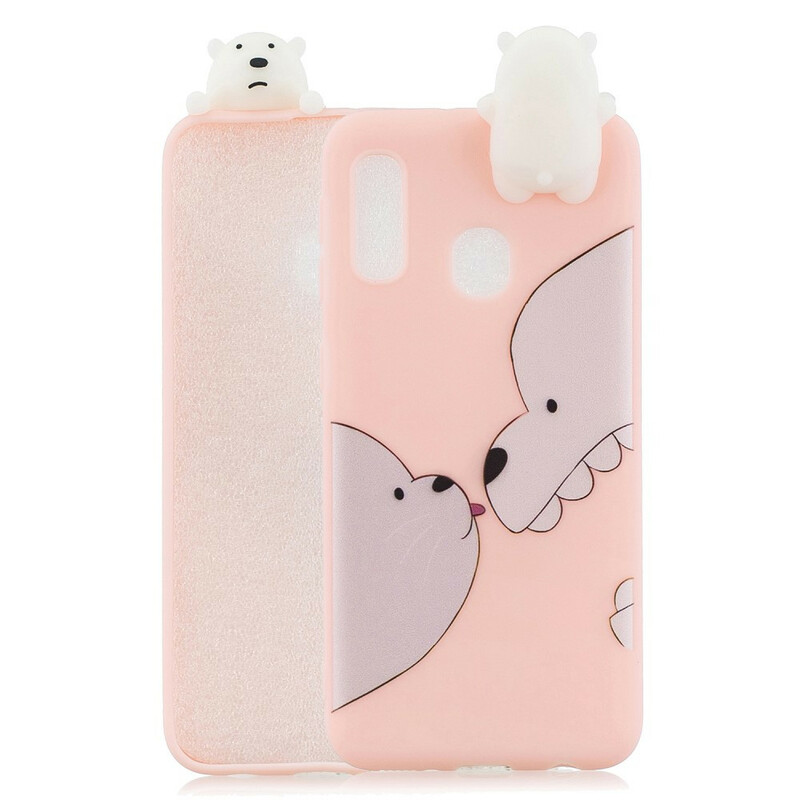 Coque Samsung Galaxy A20e Gaston L'Ourson 3D Coque Samsung Galaxy A20e Gaston L'Ourson 3D
