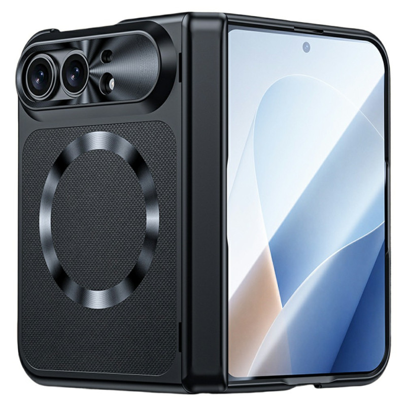 Coque iPhone Duo Magnétique Texture Tissu avec Verre Trempé