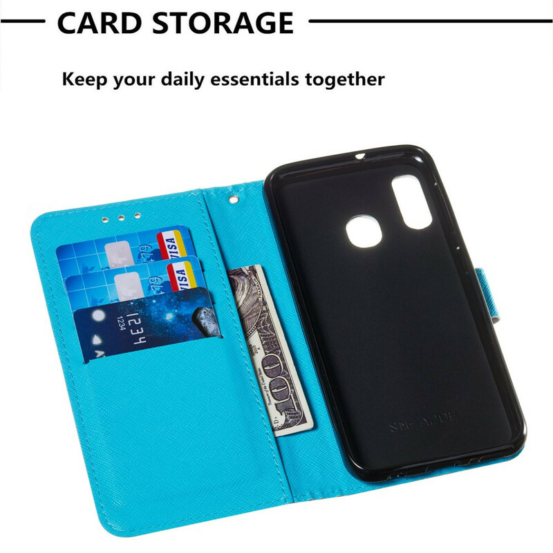 Housse Samsung Galaxy A20e Papillons Dorés Housse Samsung Galaxy A20e Papillons Dorés