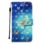 Housse Samsung Galaxy A20e Papillons Dorés Housse Samsung Galaxy A20e Papillons Dorés