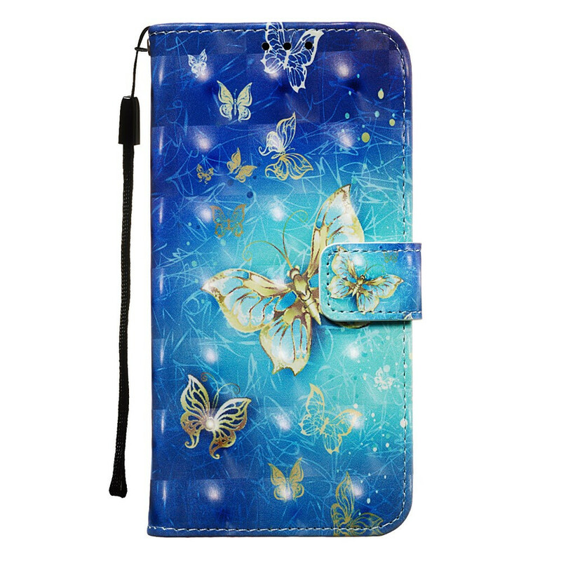 Housse Samsung Galaxy A20e Papillons Dorés Housse Samsung Galaxy A20e Papillons Dorés
