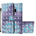 Housse Samsung Galaxy A20e Fleurs Bleues Housse Samsung Galaxy A20e Fleurs Bleues