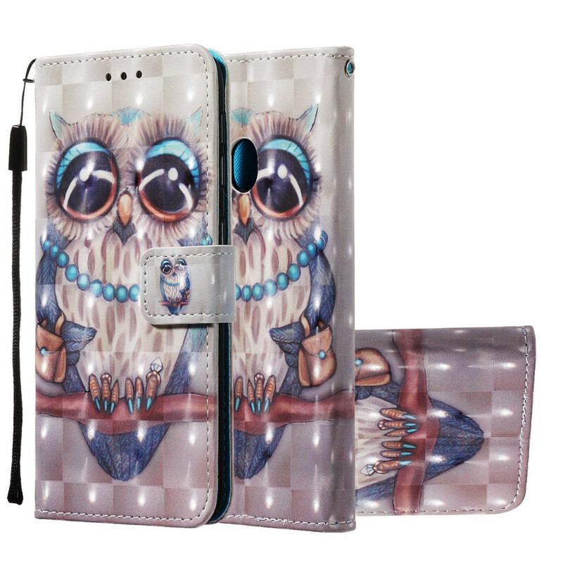 Housse Samsung Galaxy A20e Miss Hibou Housse Samsung Galaxy A20e Miss Hibou
