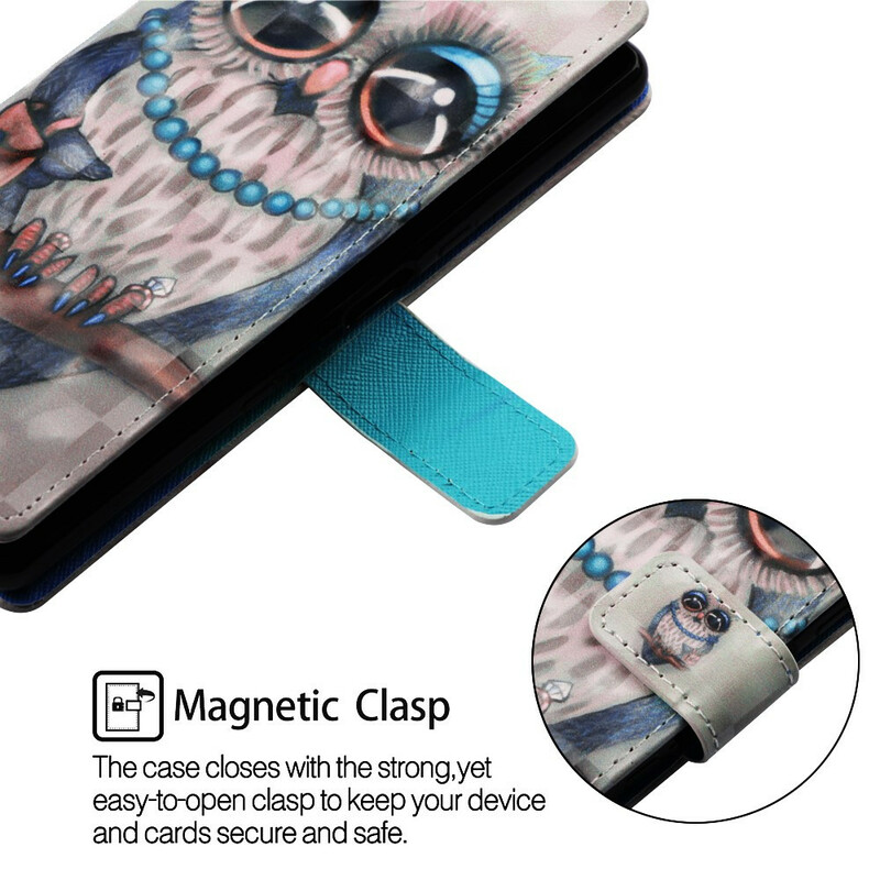 Housse Samsung Galaxy A20e Miss Hibou Housse Samsung Galaxy A20e Miss Hibou