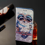 Housse Samsung Galaxy A20e Miss Hibou