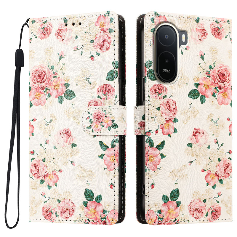 Housse Xiaomi Redmi A7 Pro / Poco C81 Pro Fleurs Liberty