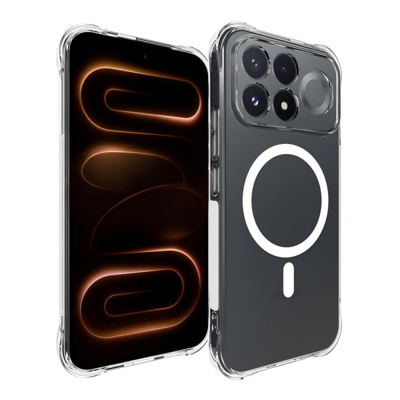Coque Poco F9 Pro Magnétique Transparente