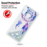 Coque Samsung Galaxy A20e Attrape Rêves Bleu Paillettes Coque Samsung Galaxy A20e Attrape Rêves Bleu Paillettes