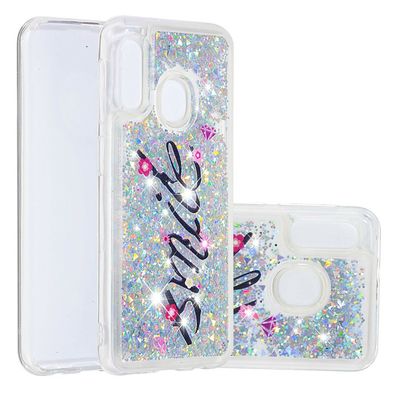 Coque Samsung Galaxy A20e Smile dans la Paillettes Coque Samsung Galaxy A20e Smile dans la Paillettes