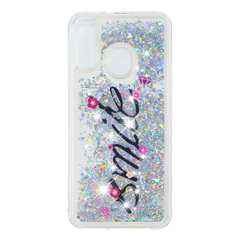Coque Samsung Galaxy A20e Smile dans la Paillettes Coque Samsung Galaxy A20e Smile dans la Paillettes