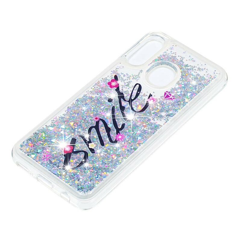 Coque Samsung Galaxy A20e Smile dans la Paillettes Coque Samsung Galaxy A20e Smile dans la Paillettes