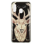 Coque Samsung Galaxy A20e Cerf Majestueux Fluorescente Coque Samsung Galaxy A20e Cerf Majestueux Fluorescente