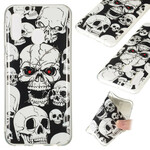 Coque Samsung Galaxy A20e Attention Têtes de Mort Fluorescente Coque Samsung Galaxy A20e Attention Têtes de Mort Fluorescente