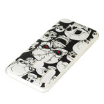 Coque Samsung Galaxy A20e Attention Têtes de Mort Fluorescente Coque Samsung Galaxy A20e Attention Têtes de Mort Fluorescente