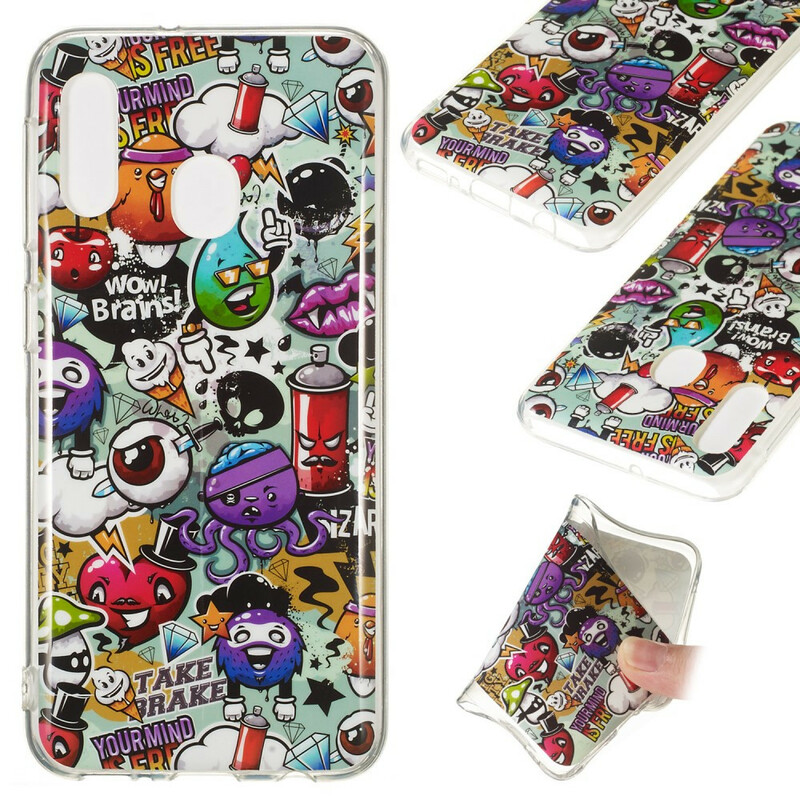 Coque Samsung Galaxy A20e Folie Fluorescente Coque Samsung Galaxy A20e Folie Fluorescente