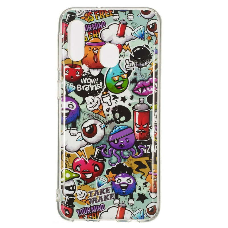 Coque Samsung Galaxy A20e Folie Fluorescente Coque Samsung Galaxy A20e Folie Fluorescente