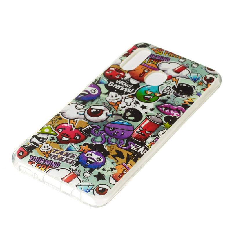 Coque Samsung Galaxy A20e Folie Fluorescente Coque Samsung Galaxy A20e Folie Fluorescente