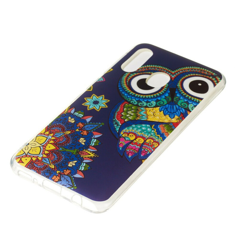 Coque Samsung Galaxy A20e Hibou Mandala Fluorescente Coque Samsung Galaxy A20e Hibou Mandala Fluorescente