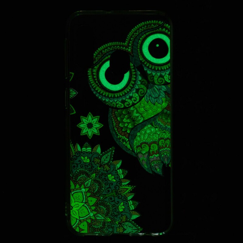 Coque Samsung Galaxy A20e Hibou Mandala Fluorescente Coque Samsung Galaxy A20e Hibou Mandala Fluorescente