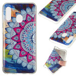 Coque Samsung Galaxy A20e Mandala Coloré Fluorescente