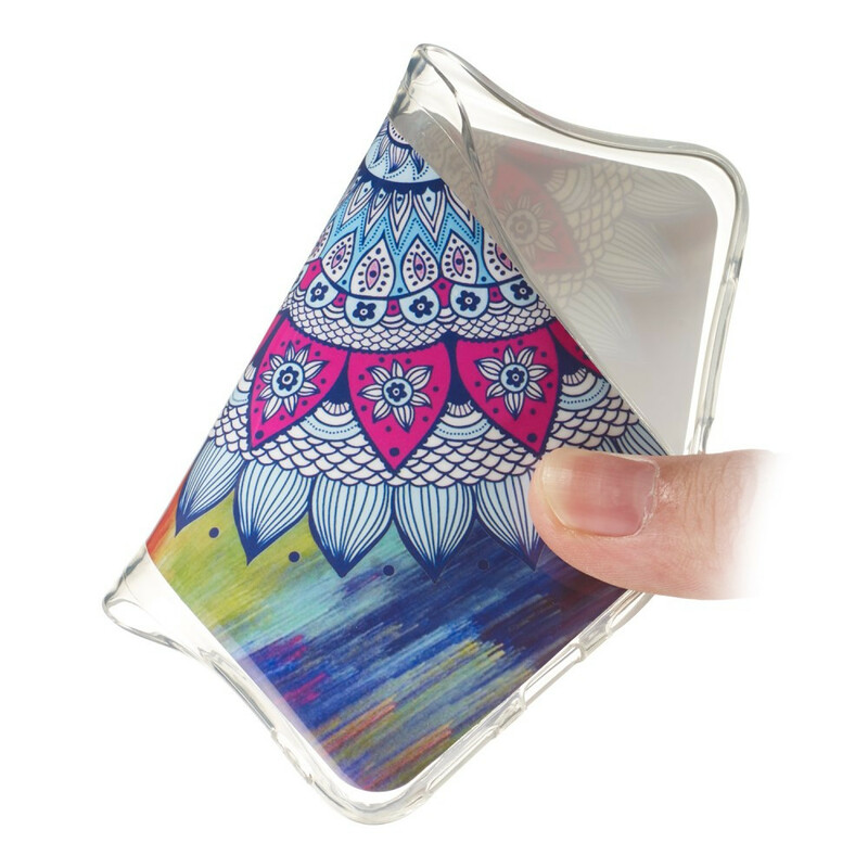 Coque Samsung Galaxy A20e Mandala Coloré Fluorescente Coque Samsung Galaxy A20e Mandala Coloré Fluorescente