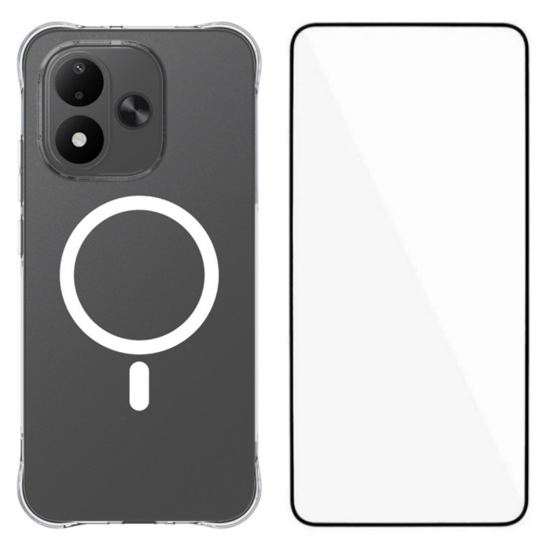 Coque Xiaomi Redmi Note 17 5G / 4G Magnétique Transparente avec Protecteur Écran