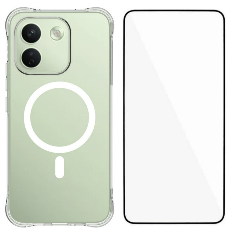 Coque Xiaomi Redmi Note 17 Pro Max 5G Magnétique Transparente avec Protecteur Écran