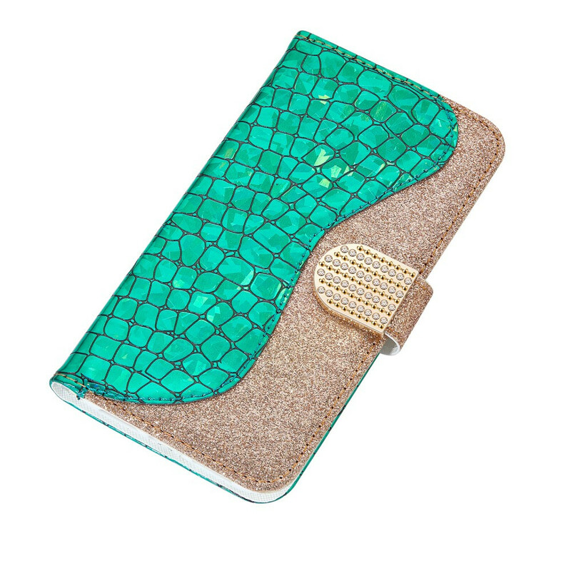Housse Samsung Galaxy A20e Croco Diamants Housse Samsung Galaxy A20e Croco Diamants