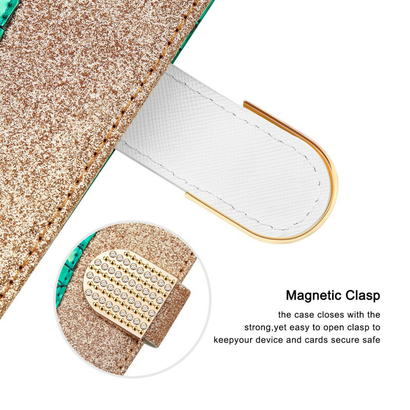 Housse Samsung Galaxy A20e Croco Diamants Housse Samsung Galaxy A20e Croco Diamants