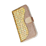 Housse Samsung Galaxy A20e Croco Diamants Housse Samsung Galaxy A20e Croco Diamants