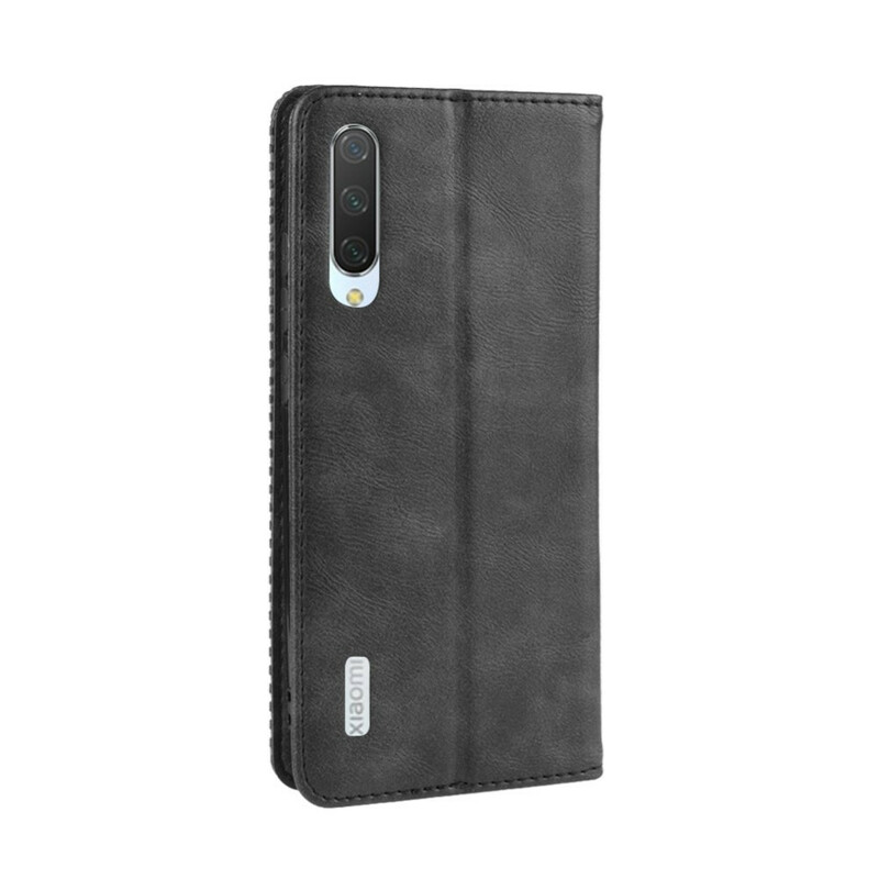 Flip Cover Xiaomi Mi A3 Effet Cuir Vintage Stylisé Flip Cover Xiaomi Mi A3 Effet Cuir Vintage Stylisé