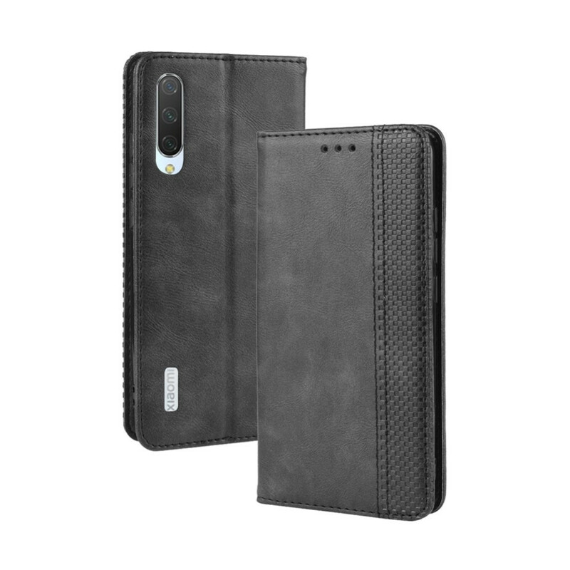 Flip Cover Xiaomi Mi A3 Effet Cuir Vintage Stylisé Flip Cover Xiaomi Mi A3 Effet Cuir Vintage Stylisé
