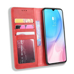 Flip Cover Xiaomi Mi A3 Effet Cuir Vintage Stylisé Flip Cover Xiaomi Mi A3 Effet Cuir Vintage Stylisé
