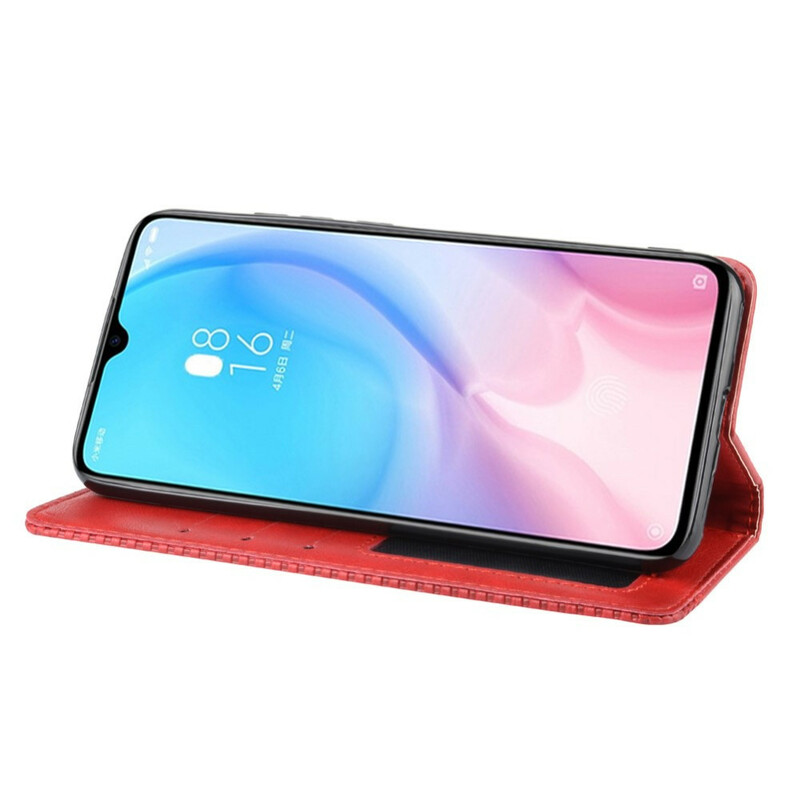 Flip Cover Xiaomi Mi A3 Effet Cuir Vintage Stylisé Flip Cover Xiaomi Mi A3 Effet Cuir Vintage Stylisé