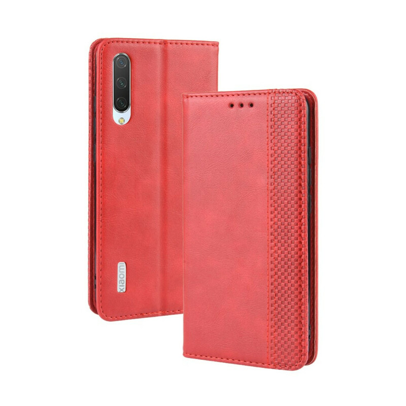 Flip Cover Xiaomi Mi A3 Effet Cuir Vintage Stylisé