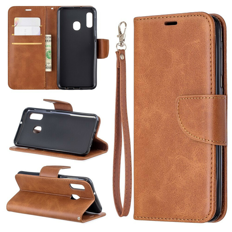 Housse Samsung Galaxy A20e Lisse Rabat Oblique Housse Samsung Galaxy A20e Lisse Rabat Oblique