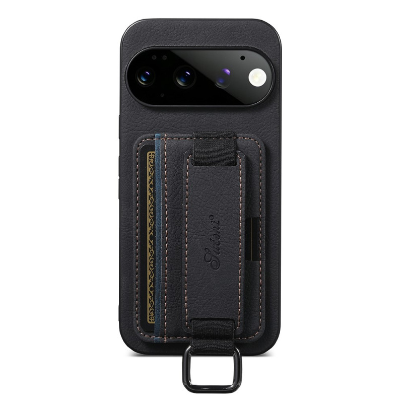 Coque Google Pixel 11 Porte-Cartes et Bande Élastique SUTENI