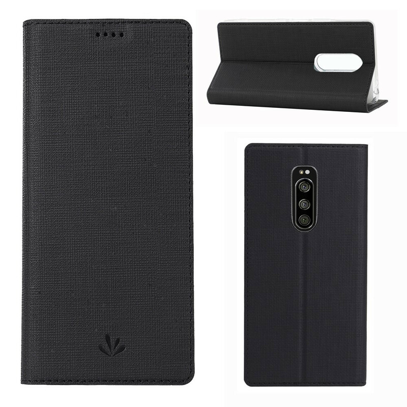 Flip Cover Sony Xperia 1 Texturée Flip Cover Sony Xperia 1 Texturée
