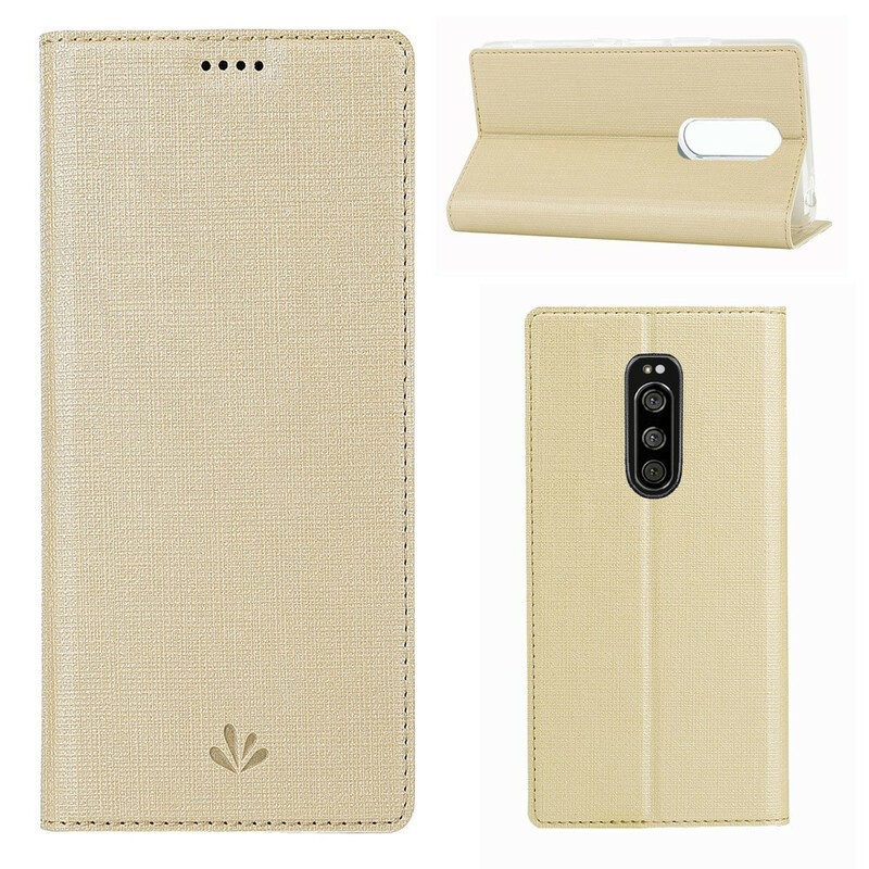 Flip Cover Sony Xperia 1 Texturée
