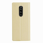Flip Cover Sony Xperia 1 Texturée