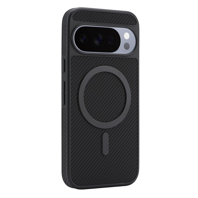 Coque Google Pixel 11 Pro Magnétique Effet Fibre de Carbone