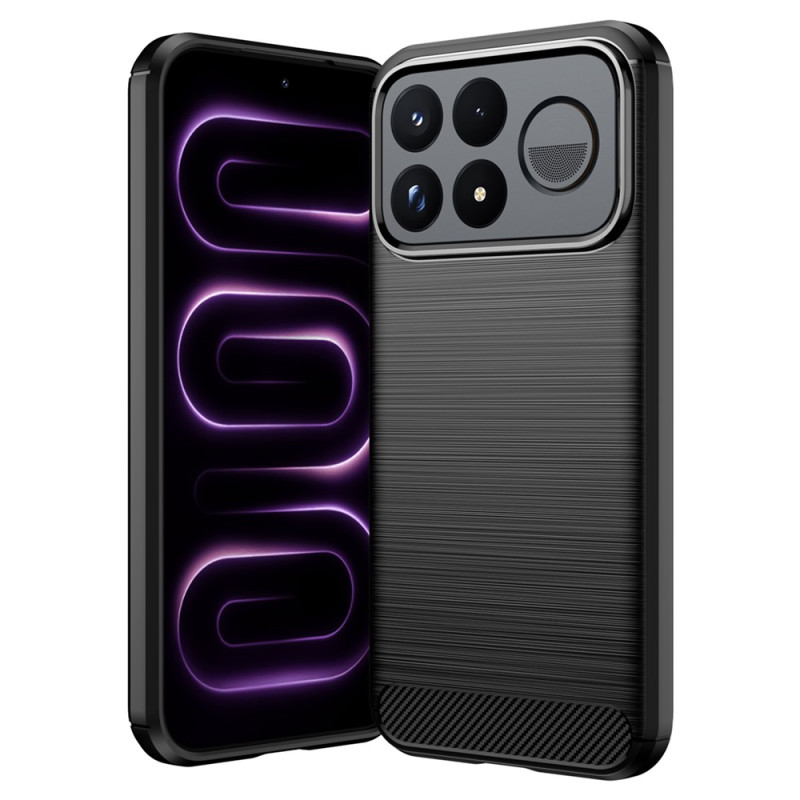 Coque Poco F9 Ultra Fibre Carbone Brossée