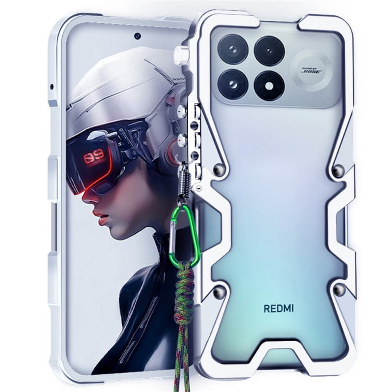 Coque Poco F9 Ultra Aluminium Style Mécanique