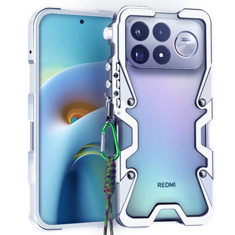 Coque Poco F9 Pro Aluminium Style Mécanique