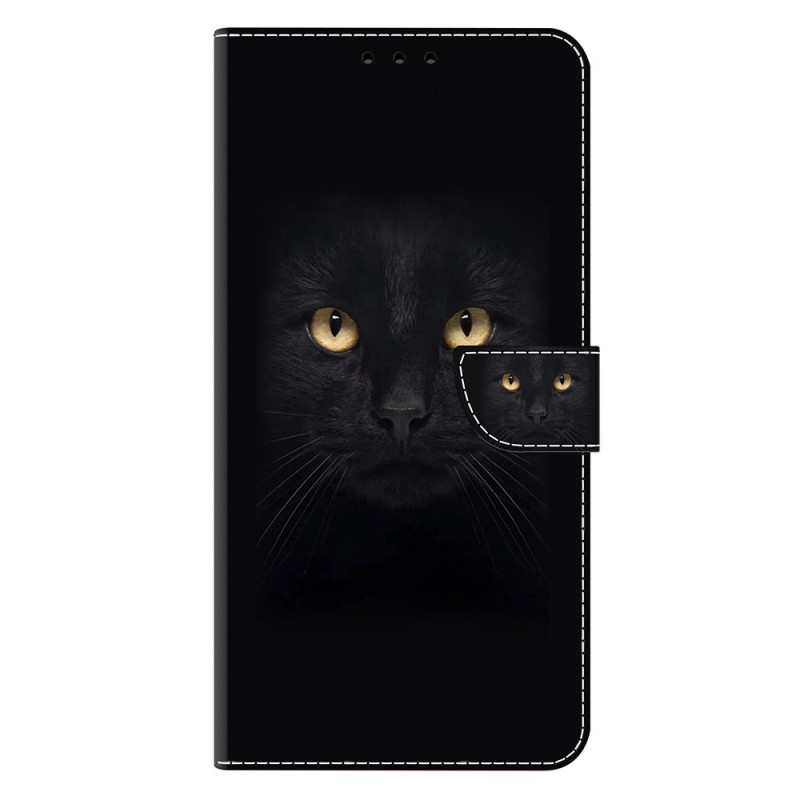 Housse iPhone 18 Pro / 17 Pro Yeux de Chat Noir