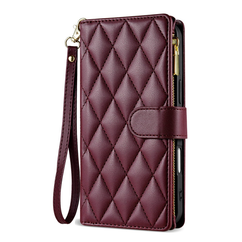 Housse iPhone 18 Pro / 17 Pro Portefeuille Matelassé