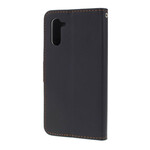 Housse Samsung Galaxy Note 10 Bicolore Tissu Housse Samsung Galaxy Note 10 Bicolore Tissu