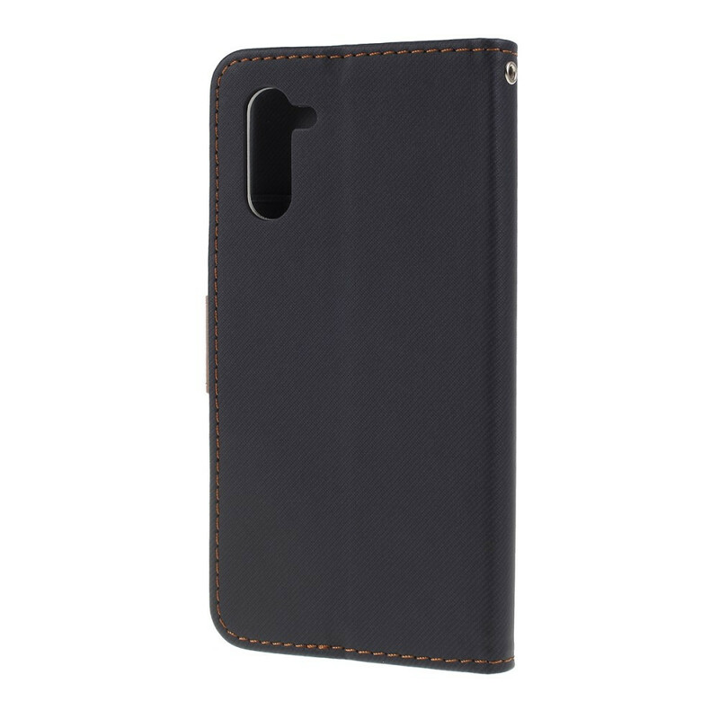 Housse Samsung Galaxy Note 10 Bicolore Tissu Housse Samsung Galaxy Note 10 Bicolore Tissu