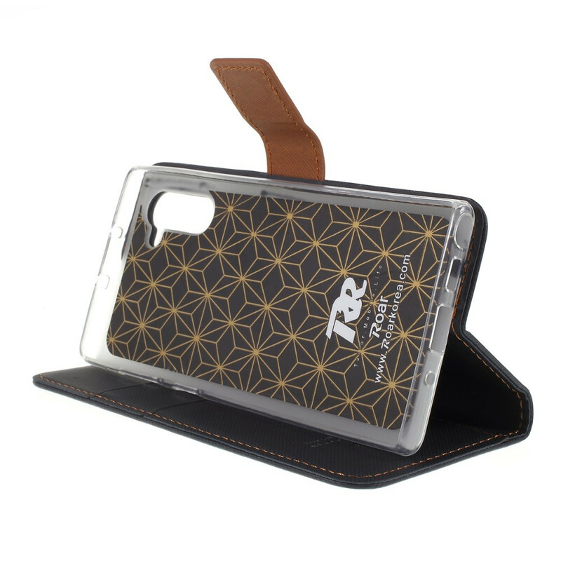 Housse Samsung Galaxy Note 10 Bicolore Tissu Housse Samsung Galaxy Note 10 Bicolore Tissu
