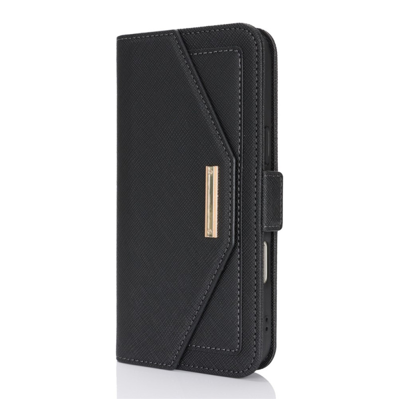 Housse iPhone 18 Pro / 17 Pro Portefeuille avec Miroir et Bandoulière